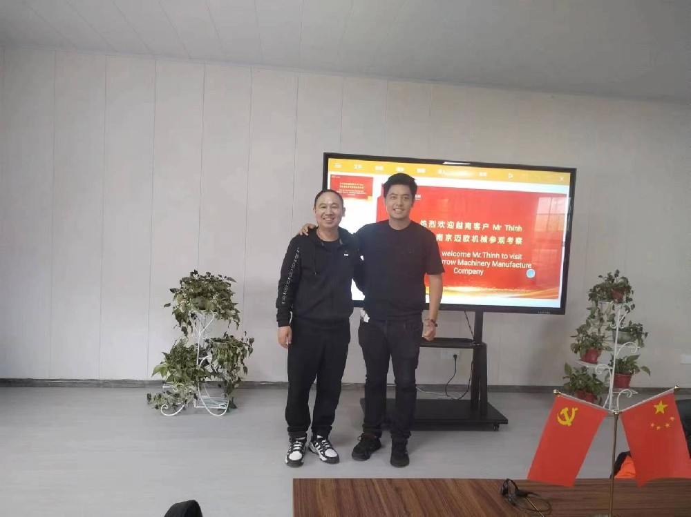 越南、印度客戶來我司參觀考察